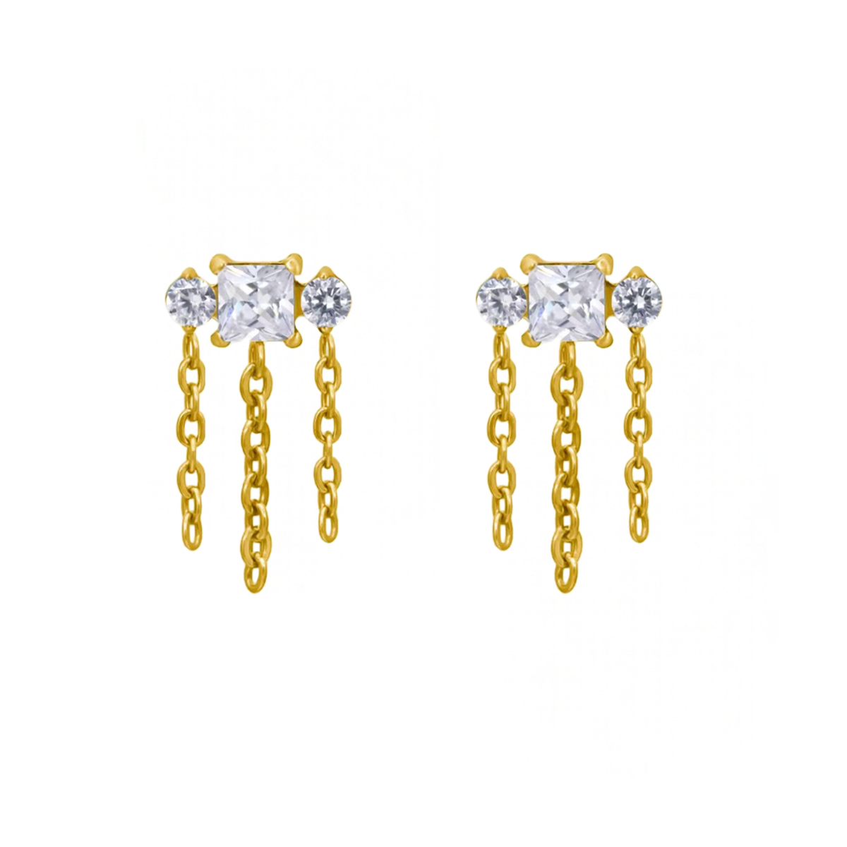 MILLIE STUDS (WHITE)