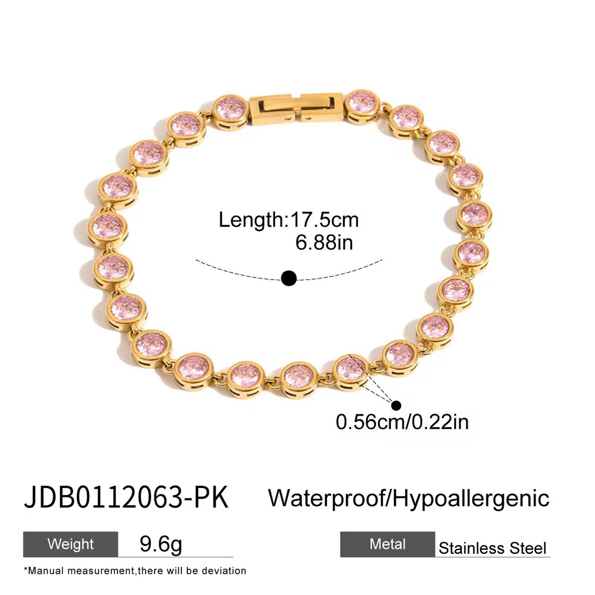 CRIMSON BRACELET ( PINK)