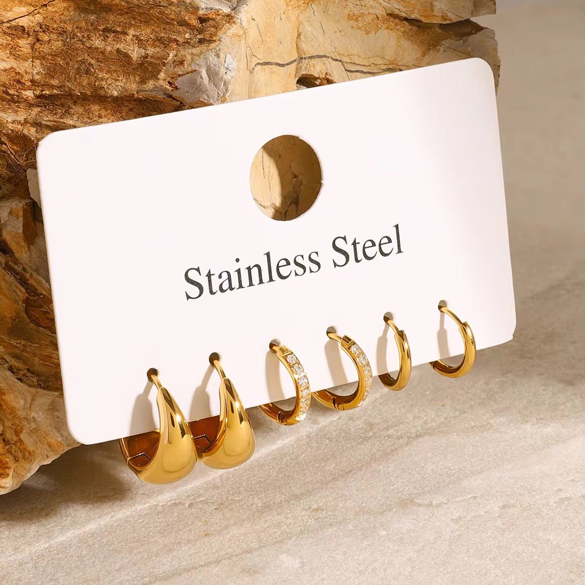 SIMONE EARRINGS ( SET OF 3 PAIRS )