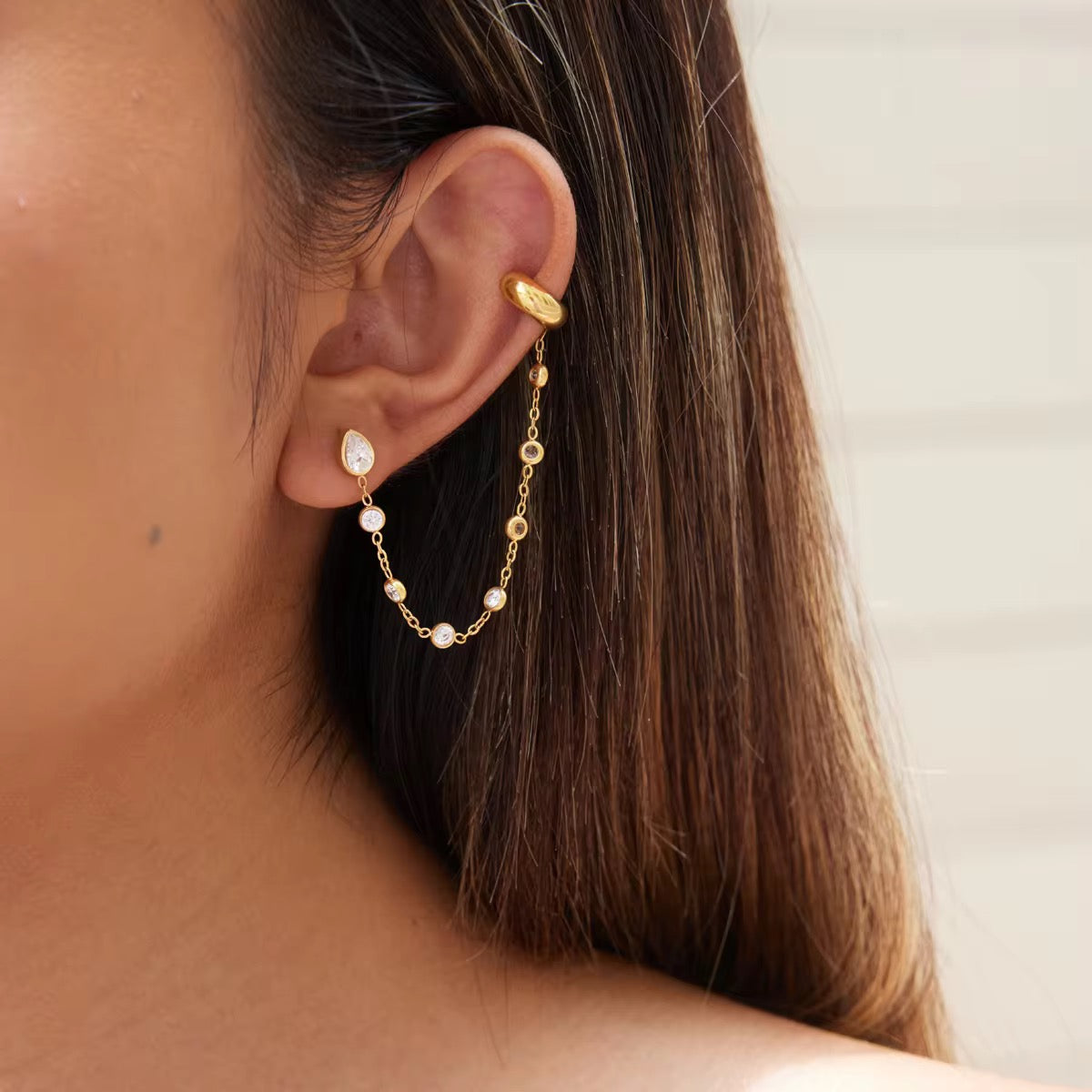 COSETTE EARCUFF EARRINGS