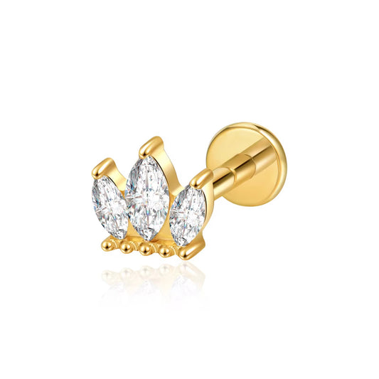 CROWN STUDS (PAIR)