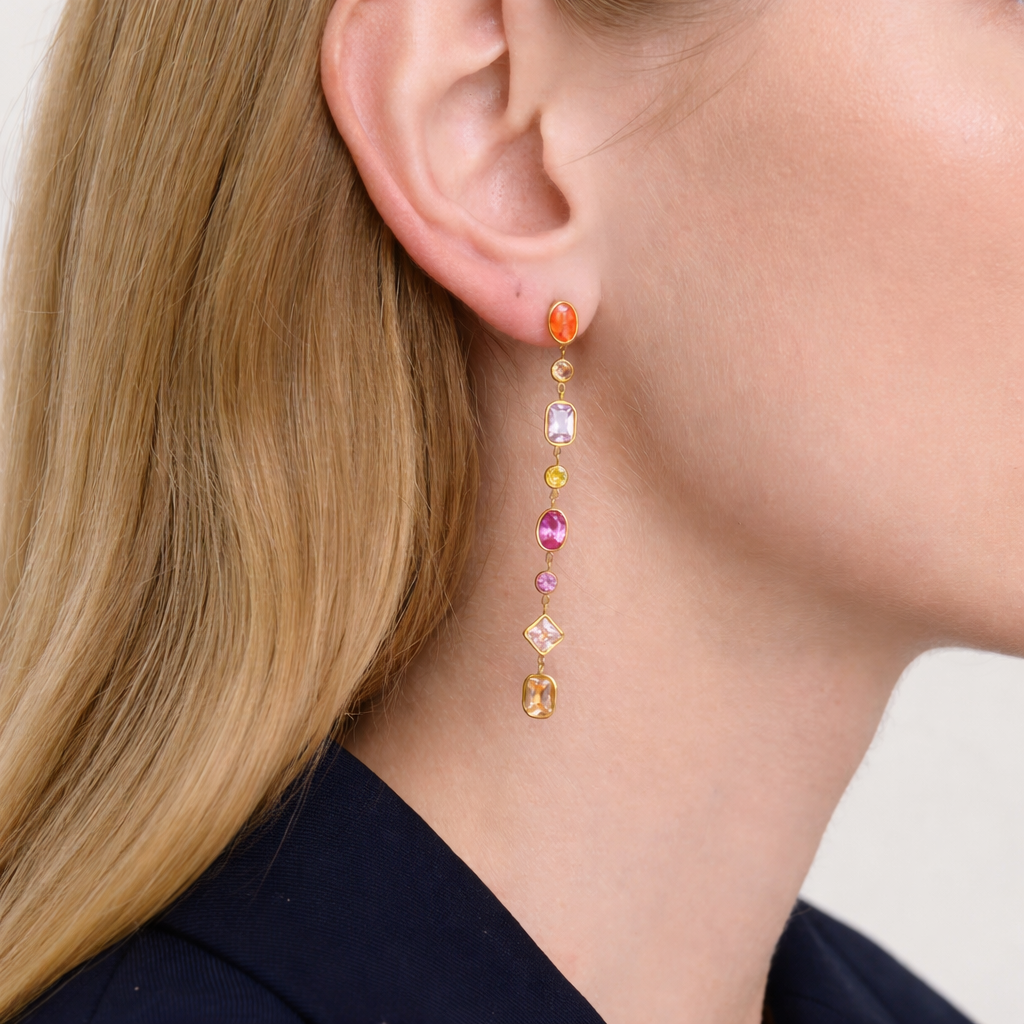 GALAXY EARRINGS ( MULTI)