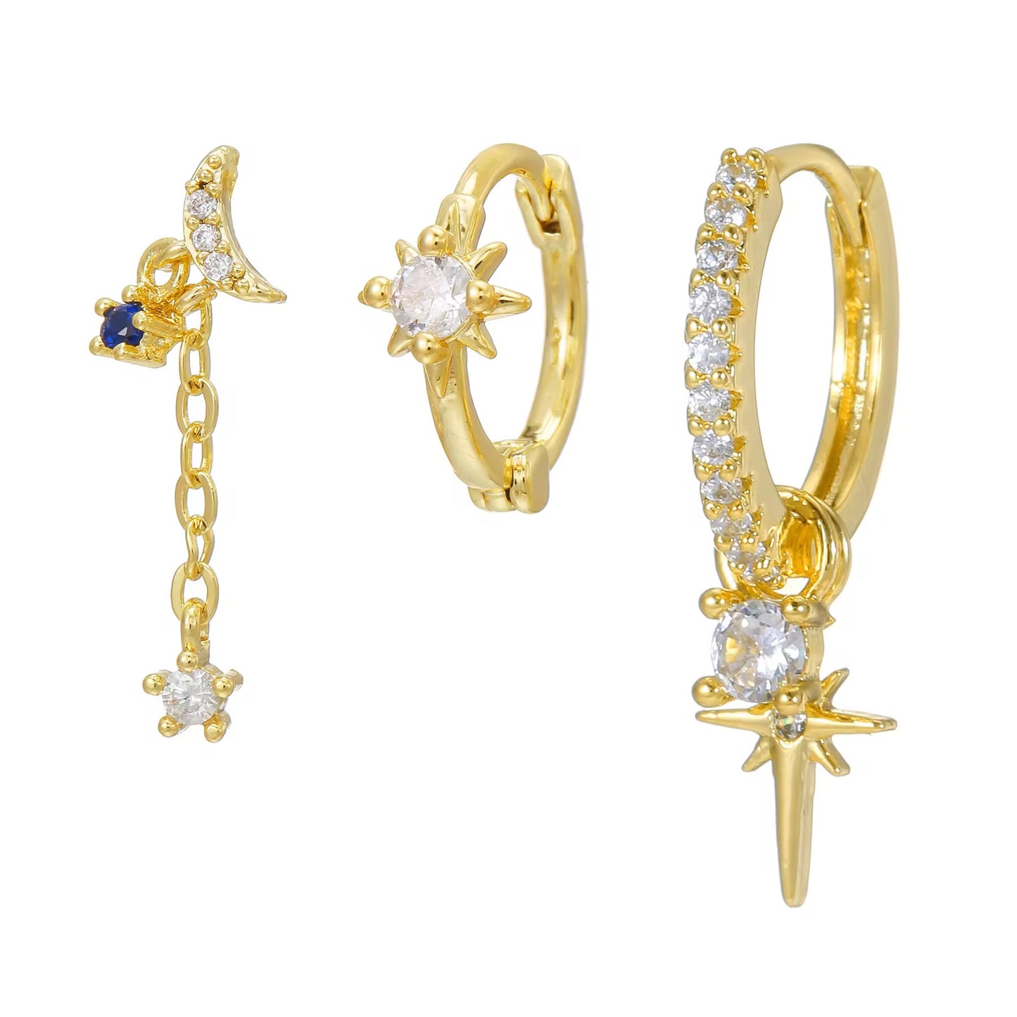 GLEAM EARRINGS ( SET OF 3)