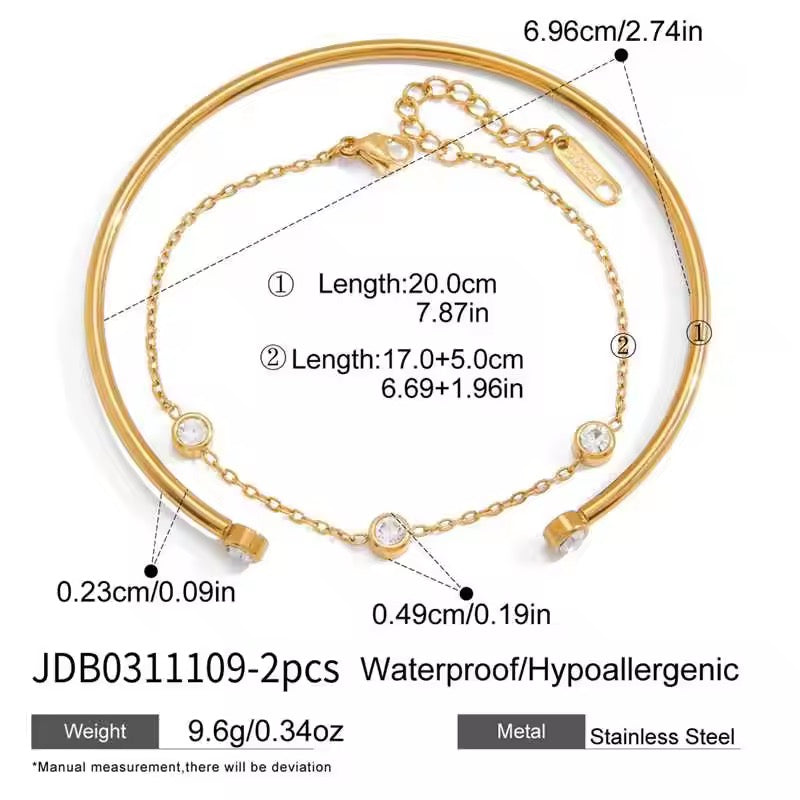 AVALON BRACLET ( SET OF 2)