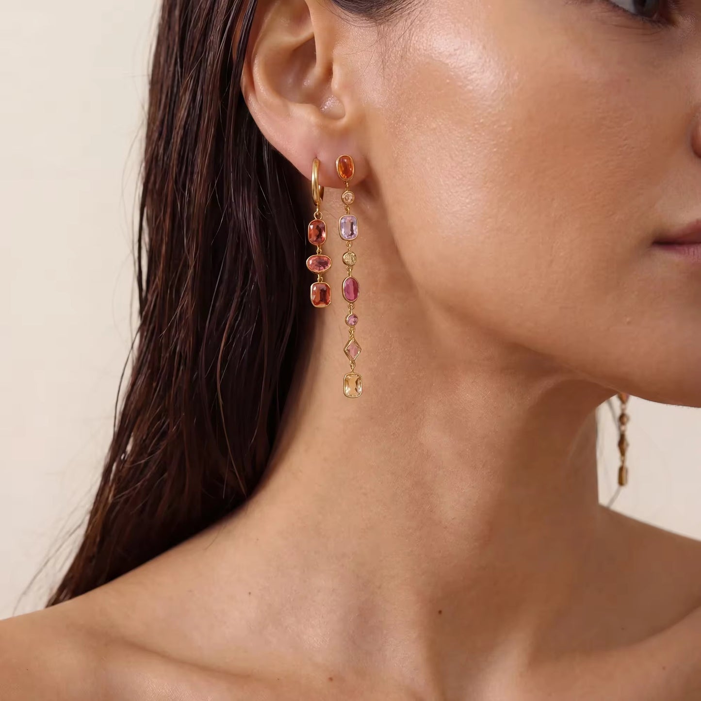 GALAXY EARRINGS ( MULTI)