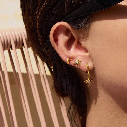 CELESTIAL EARRINGS (SET OF 3 PAIRS)