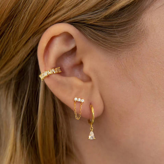 TRIVYA EARRINGS ( SET OF 3 PAIRS)