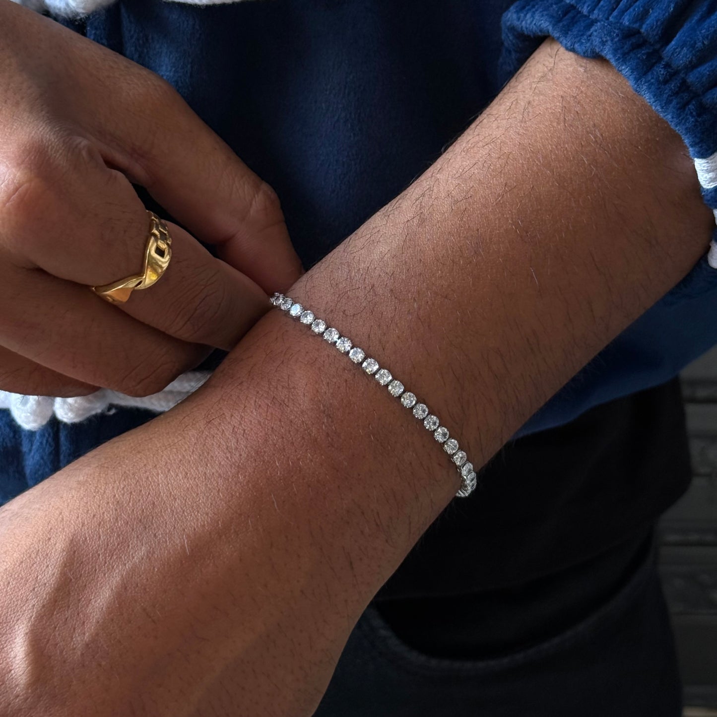 TENNIS SILVER BRACELET