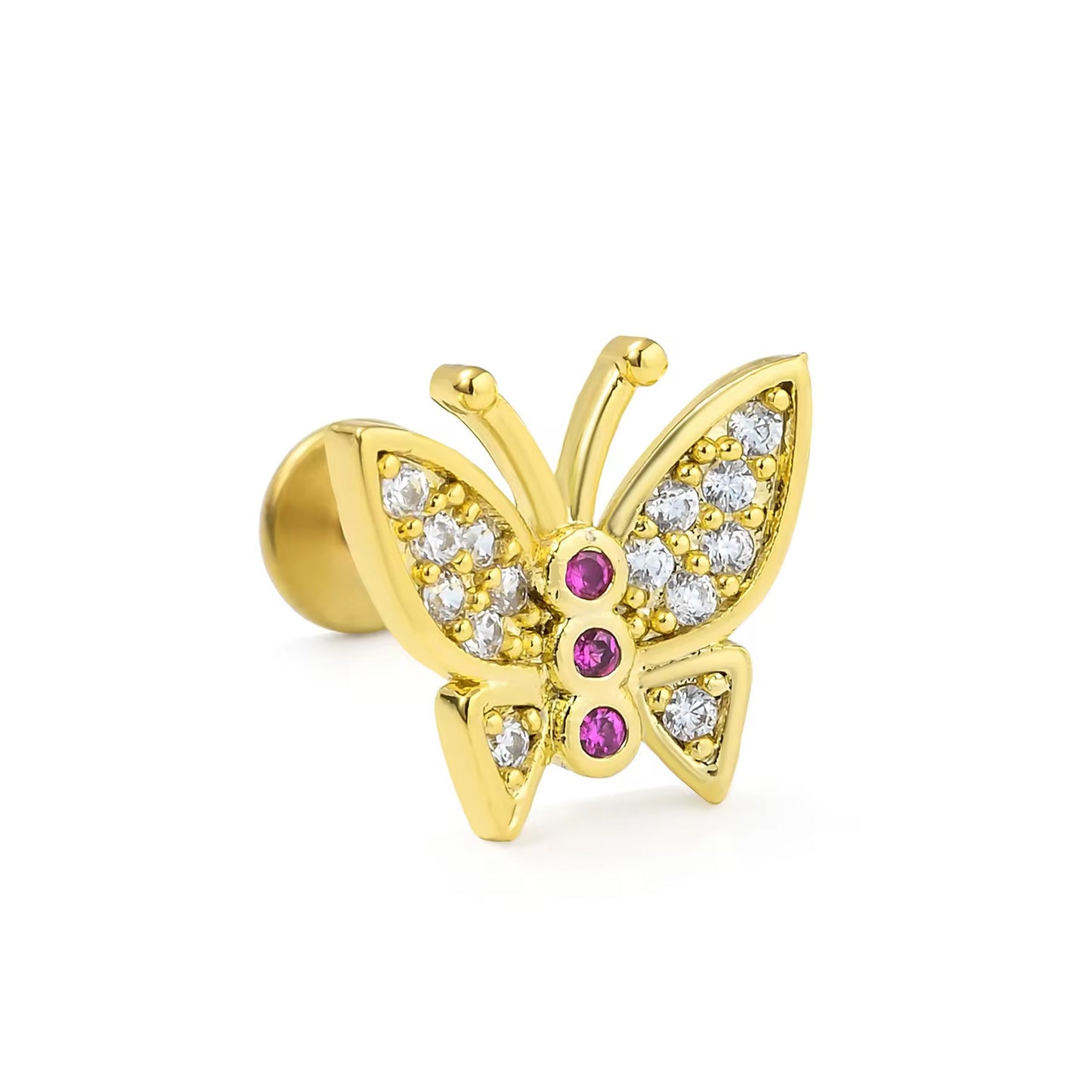 BUTTERFLY STUDS