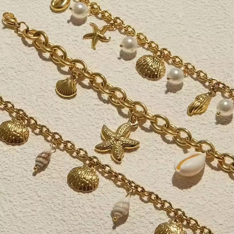 OCEAN CHARM BRACELETS