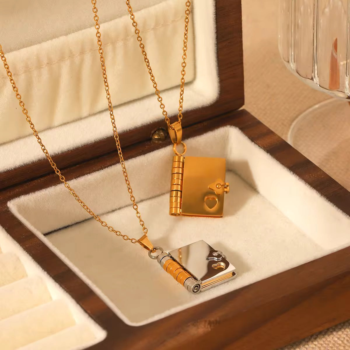 DEAR DIARY NECKLACE (ENGRAVABLE)