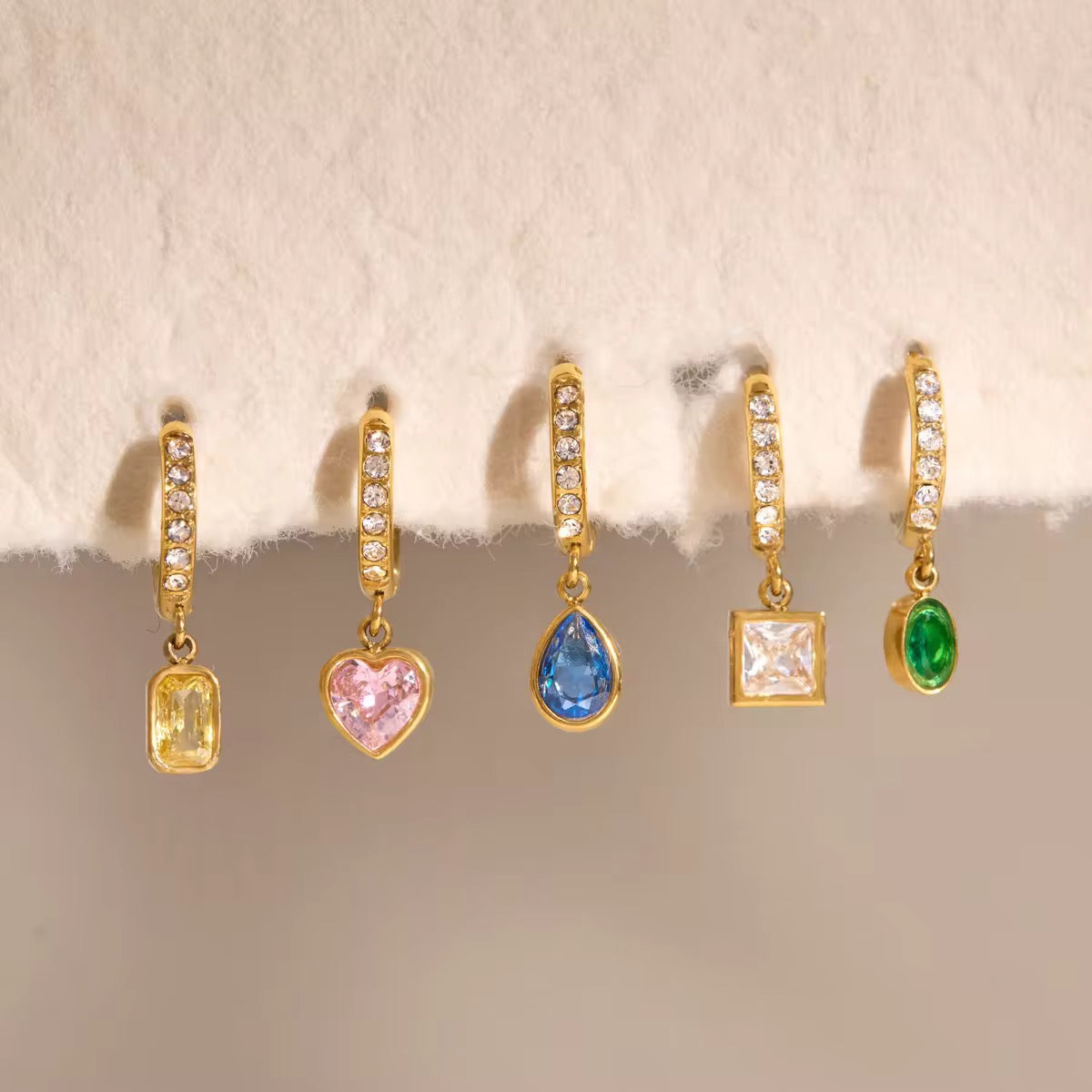 AMALFI EARRINGS (GREEN)