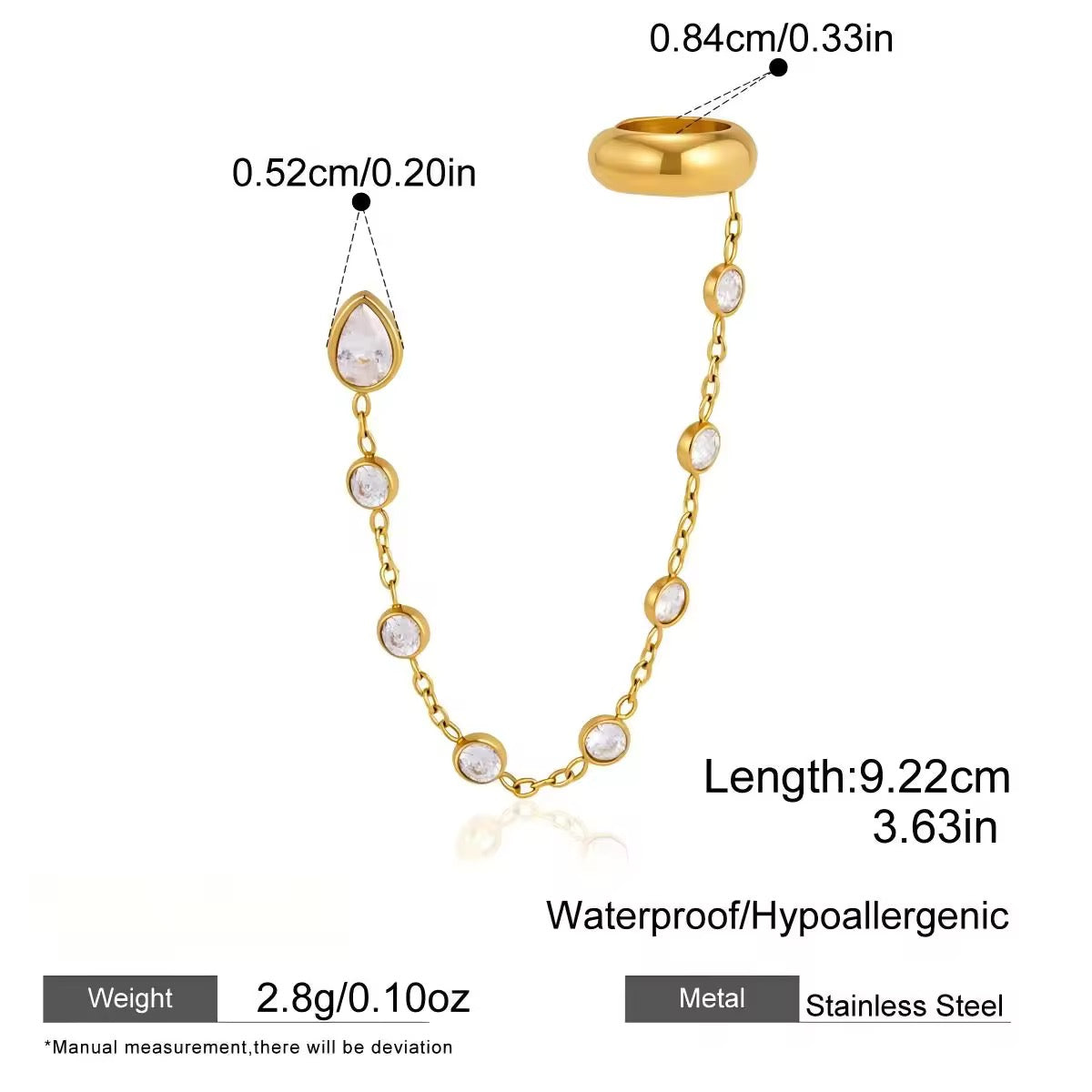 COSETTE EARCUFF EARRINGS