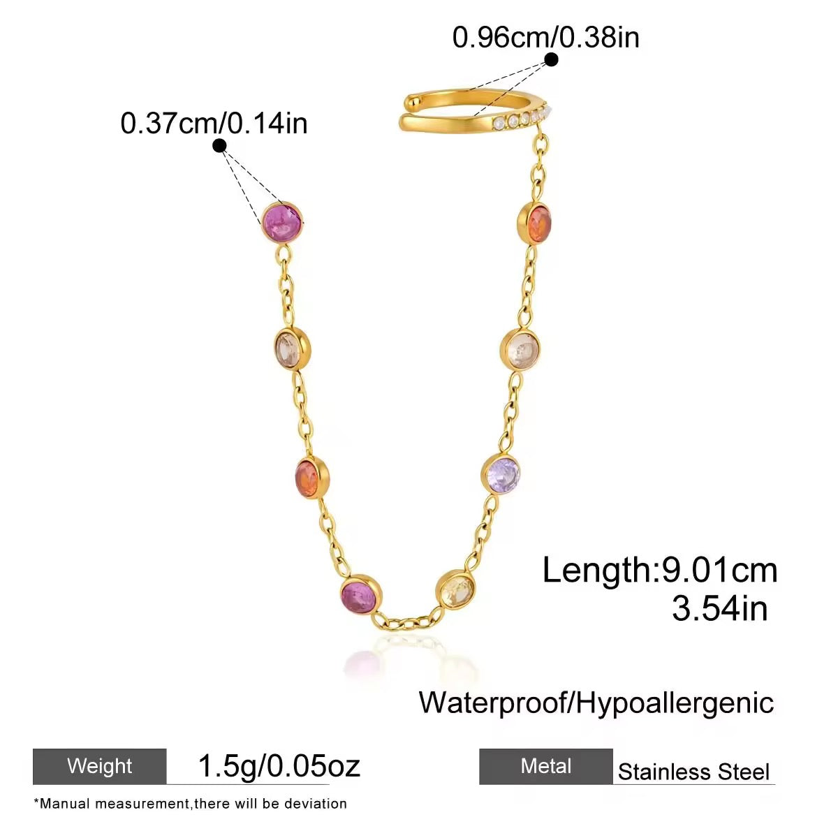 HESTIA EARCUFF EARRINGS (SINGLE)