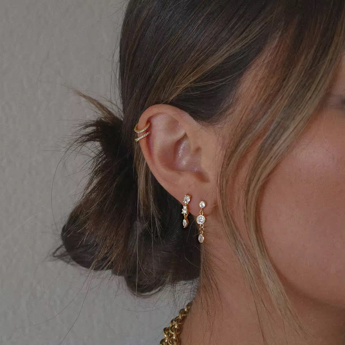 LUMEN EARRINGS ( SET OF 4 PAIRS)
