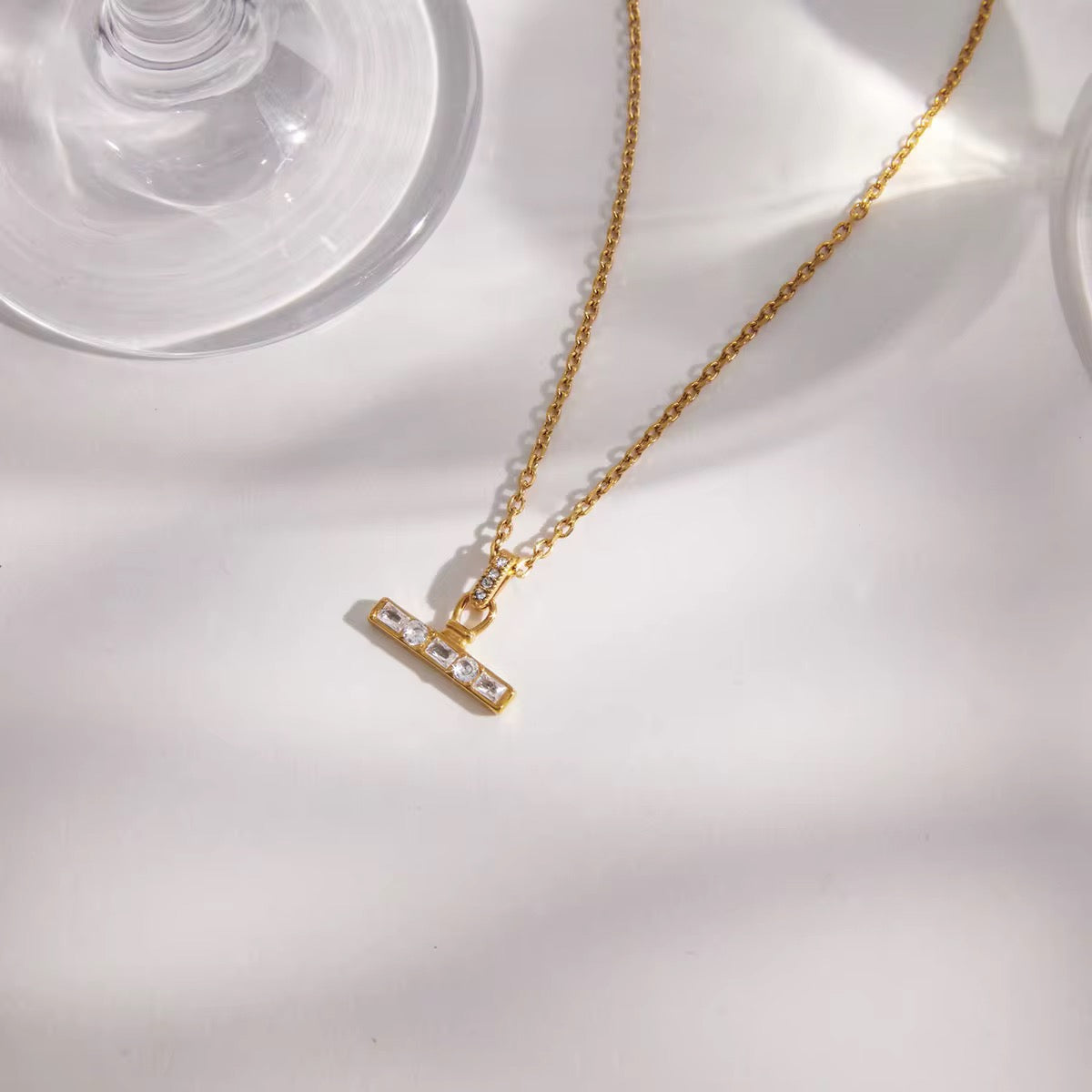 T BAR NECKLACE