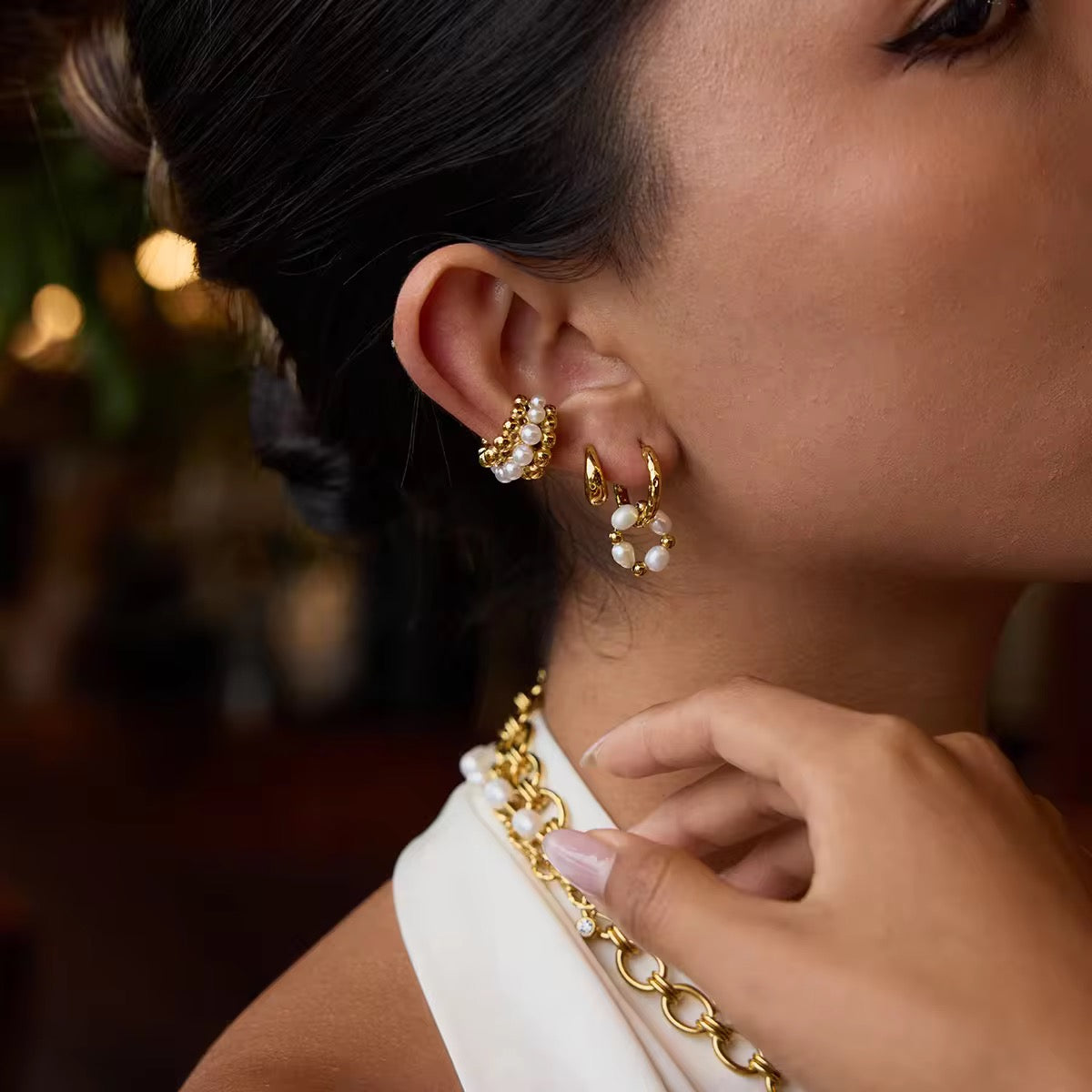 PEARL AFFAIR EARRING