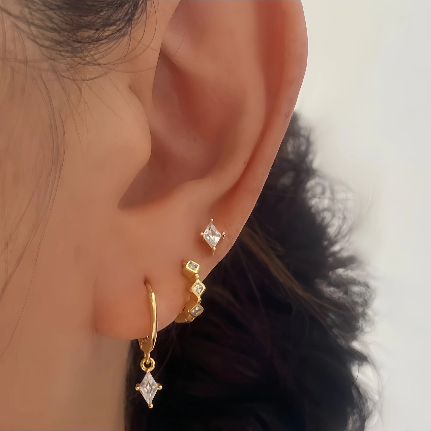 HAZEL EARRINGS ( SET OF 3 PAIRS)